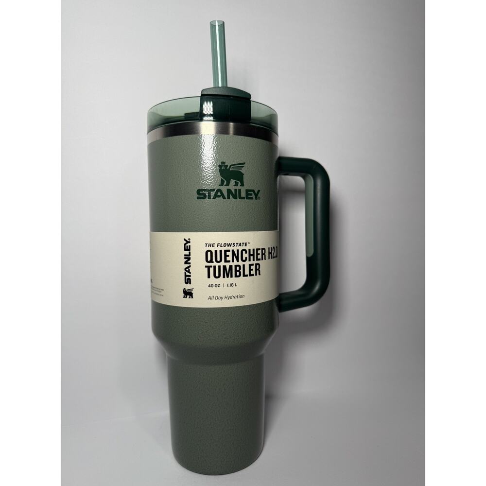 Stanley HAMMERTONE GREEN Two Tone 40oz H2.O Flowstate Quencher BNWT
